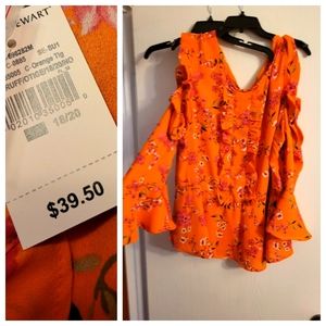 COPY - Plus size Cold Shoulder Blouse